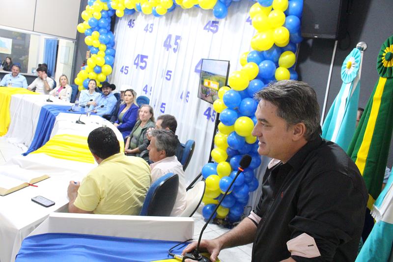 Durante convenção da Federação PSDB Cidadania em Tacuru, Rogério Torquetti é definido oficialmente pré-candidato à reeleição