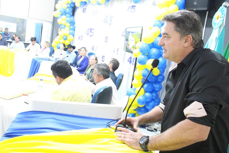 Durante convenção da Federação PSDB Cidadania em Tacuru, Rogério Torquetti é definido oficialmente pré-candidato à reeleição