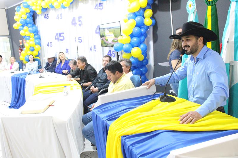 Convenção da federação PSDB/Cidadania em Tacuru. Prefeito Rogério Torquetti definido como candidato a reeleição com Zé Antônio de vice