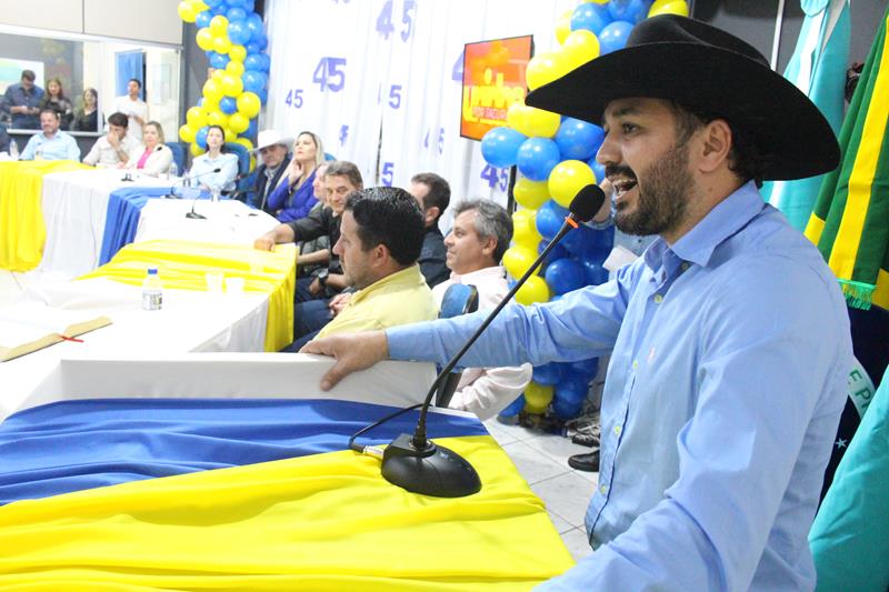 Durante convenção da Federação PSDB Cidadania em Tacuru, Rogério Torquetti é definido oficialmente pré-candidato à reeleição