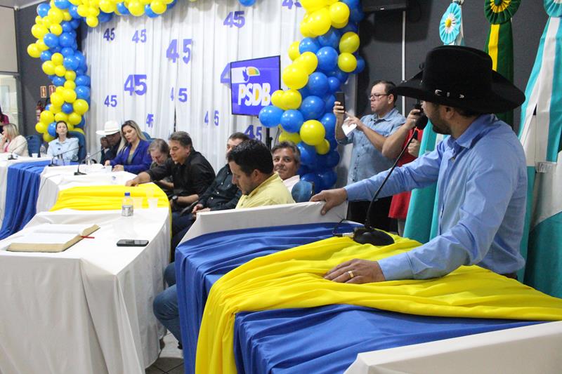 Durante convenção da Federação PSDB Cidadania em Tacuru, Rogério Torquetti é definido oficialmente pré-candidato à reeleição