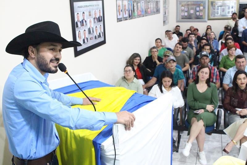 Durante convenção da Federação PSDB Cidadania em Tacuru, Rogério Torquetti é definido oficialmente pré-candidato à reeleição