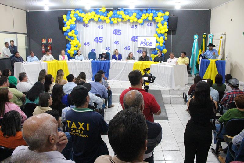 Durante convenção da Federação PSDB Cidadania em Tacuru, Rogério Torquetti é definido oficialmente pré-candidato à reeleição