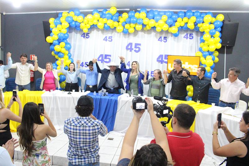 Durante convenção da Federação PSDB Cidadania em Tacuru, Rogério Torquetti é definido oficialmente pré-candidato à reeleição