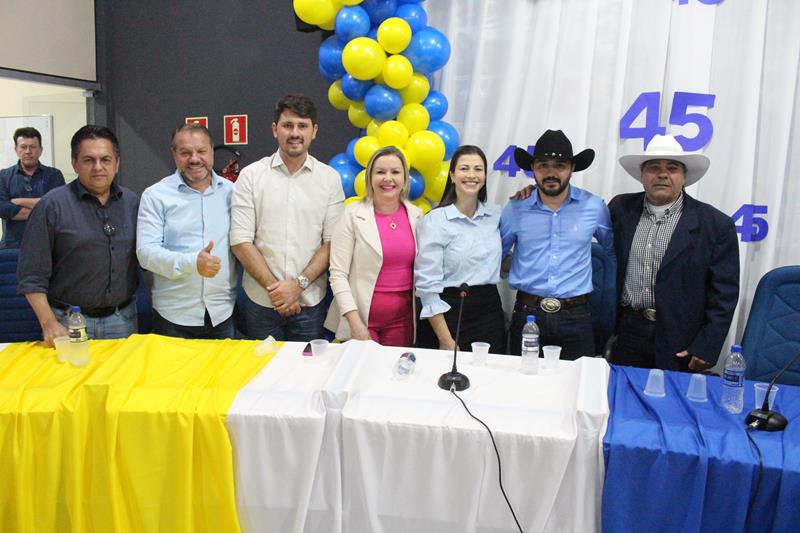 Durante convenção da Federação PSDB Cidadania em Tacuru, Rogério Torquetti é definido oficialmente pré-candidato à reeleição