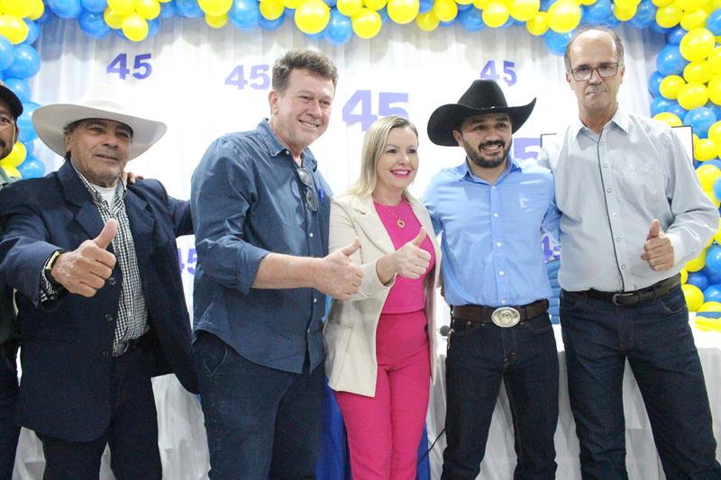 Durante convenção da Federação PSDB Cidadania em Tacuru, Rogério Torquetti é definido oficialmente pré-candidato à reeleição