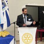 Festiva de solenidade no Rotary Club de Amambai marca transição de presidente e posse de novos associados