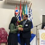 Festiva de solenidade no Rotary Club de Amambai marca transição de presidente e posse de novos associados