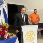 Festiva de solenidade no Rotary Club de Amambai marca transição de presidente e posse de novos associados