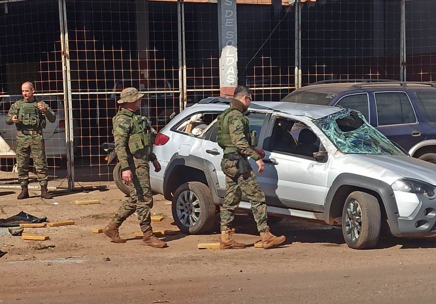 Após perseguição BOPE apreende carregamento de maconha em Amambai