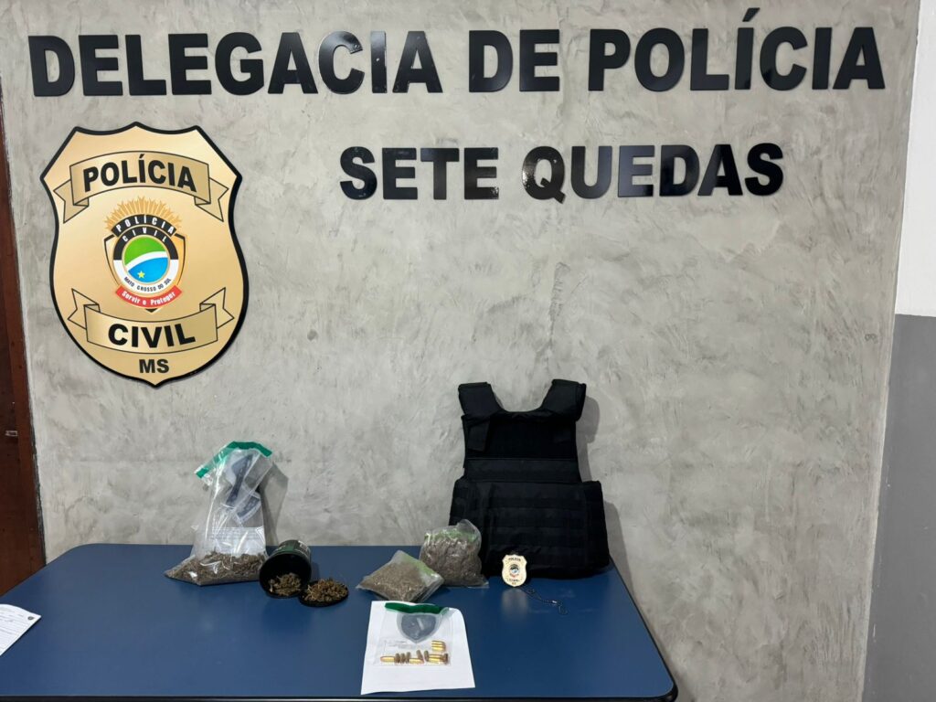 Em operação conjunta Polícia Civil e Polícia Militar realizam apreensões em Sete Quedas