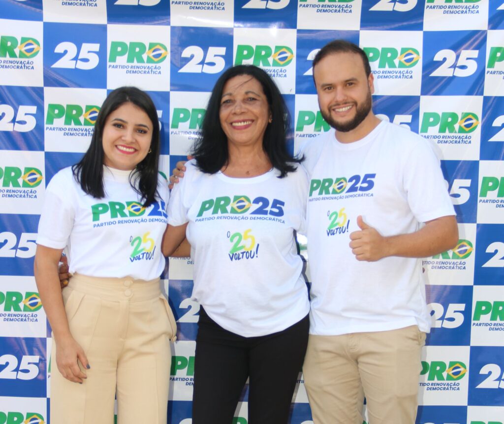 Convenção do PRD de Amambai define Igor Limosine candidato a prefeito e Katiane Machado a vice