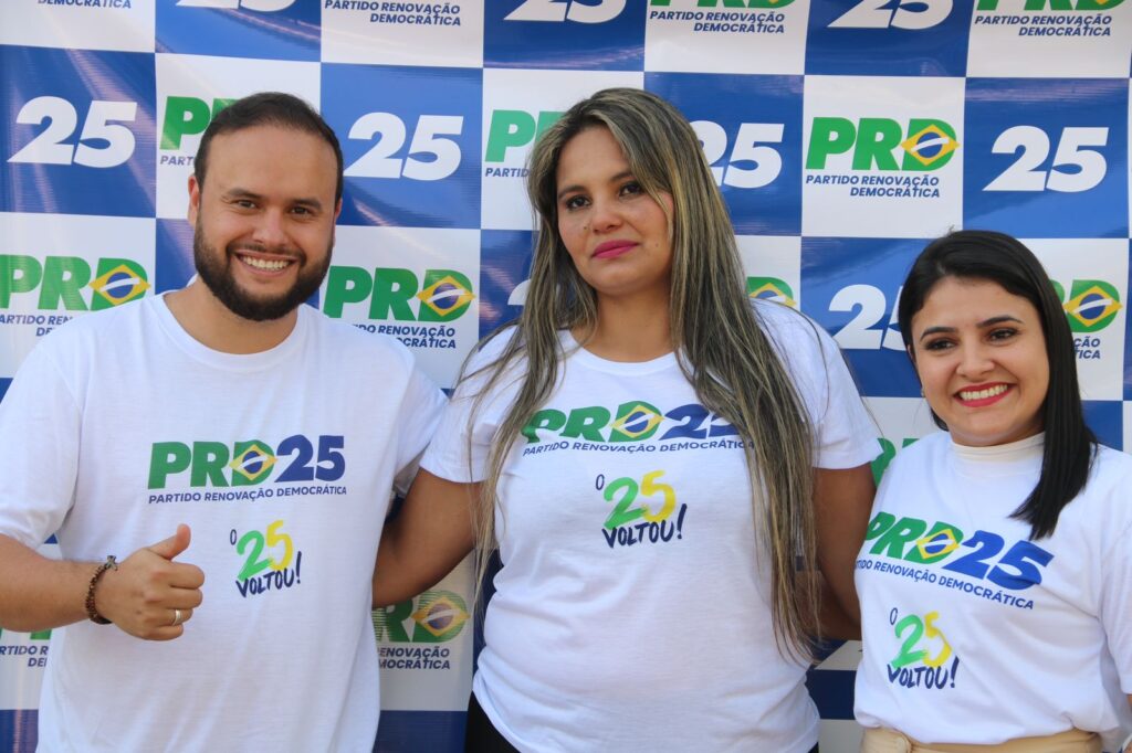 Convenção do PRD de Amambai define Igor Limosine candidato a prefeito e Katiane Machado a vice