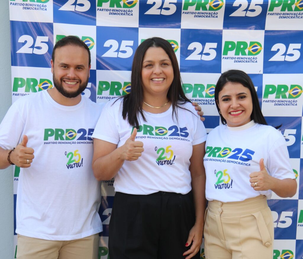 Convenção do PRD de Amambai define Igor Limosine candidato a prefeito e Katiane Machado a vice