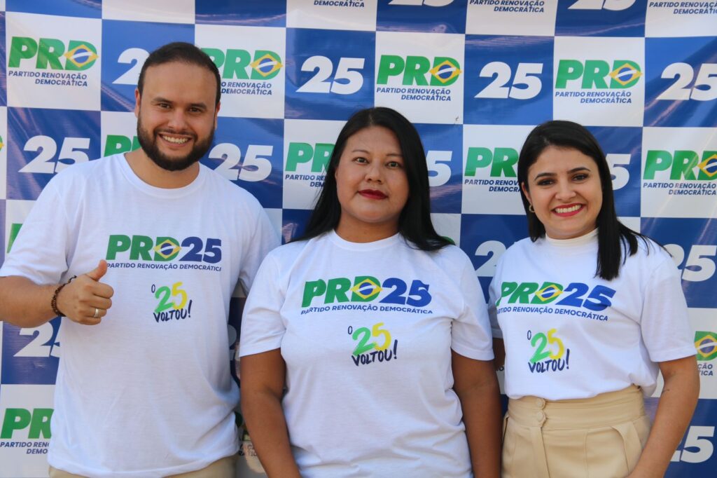 Convenção do PRD de Amambai define Igor Limosine candidato a prefeito e Katiane Machado a vice