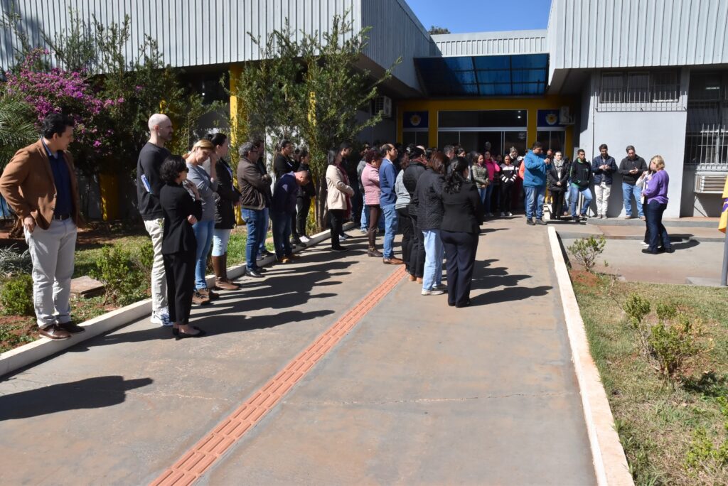 Prefeitura de Iguatemi realiza ato em alusão ao Agosto Lilás, que combate a violência contra a mulher