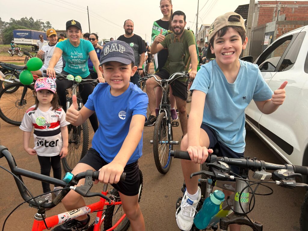 Coligação "Amambai Muito Mais para Você" realiza grande passeio ciclístico com apoio popular