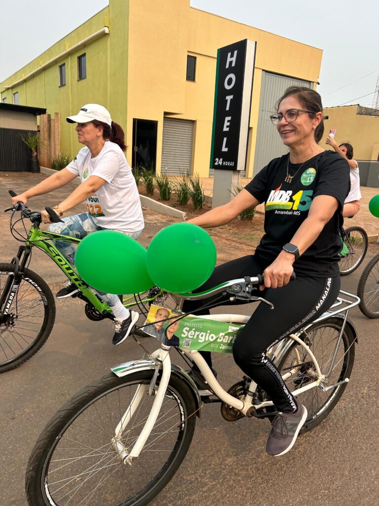 Coligação "Amambai Muito Mais para Você" realiza grande passeio ciclístico com apoio popular