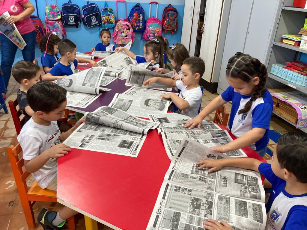 Gazeta Educação: leitura e aprendizado nas salas de aula