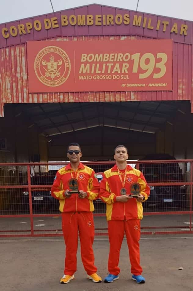 Bombeiros de Amambai são destaques em corrida pedestre em Nova Andradina