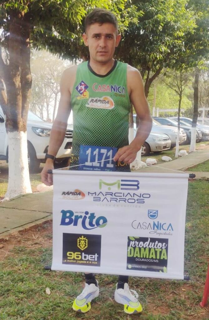 Atleta de Amambai é vice-campeão de corrida pedestre em Fátima do Sul