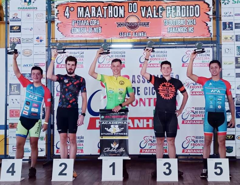 Ciclistas da ACA destacam Amambai na Copa Conesul de MTB em Paranhos