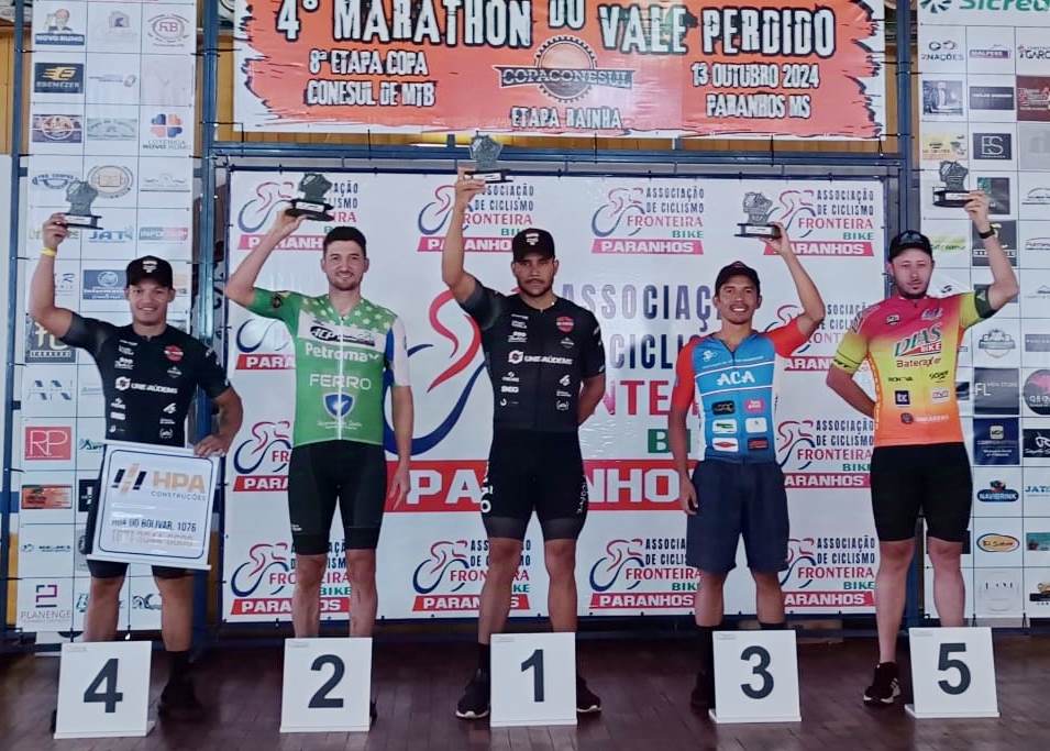 Ciclistas da ACA destacam Amambai na Copa Conesul de MTB em Paranhos