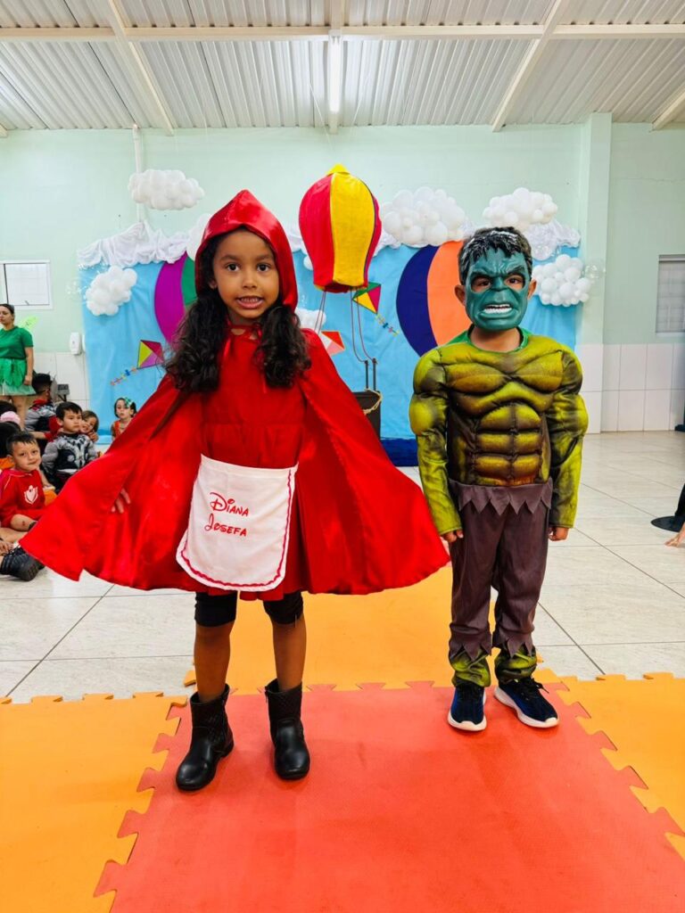 Paranhos: CEI Criança Feliz realizou uma animada festa à fantasia