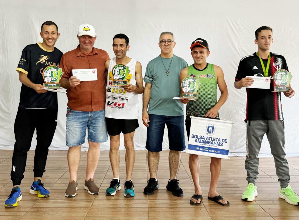 Atletas de Amambai são destaques em corrida pedestre em Japorã