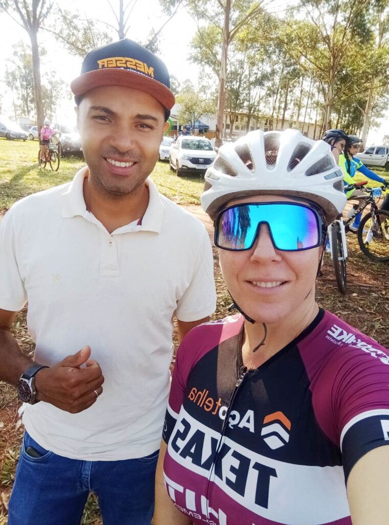 Amambaiense é vice-campeã em competição de Mountain Bike de dupla em Paranhos