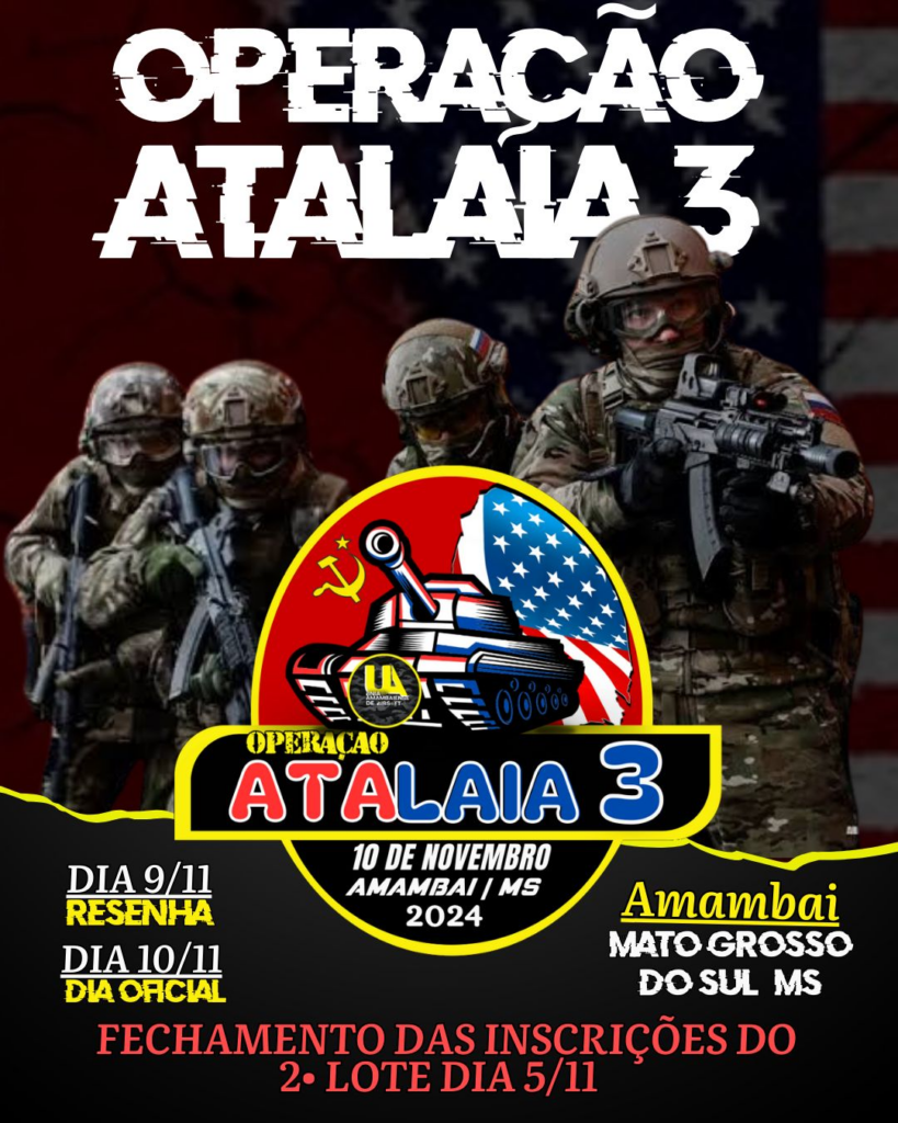 Operação Fronteira Segura 5: Competição de Airsoft em Dourados reúne participantes de Amambai