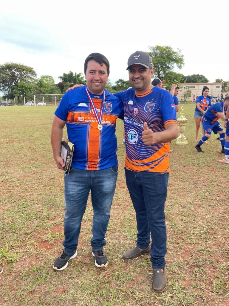 Em Ypejhú, Nueva Estrella invicto conquista o hexacampeonato da liga de futebol local