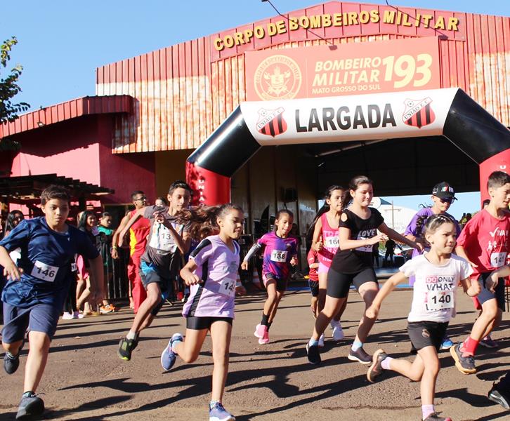 Atletas de Amambai e Iguatemi vencem a 1ª Corrida Heróis do Fogo em Amambai