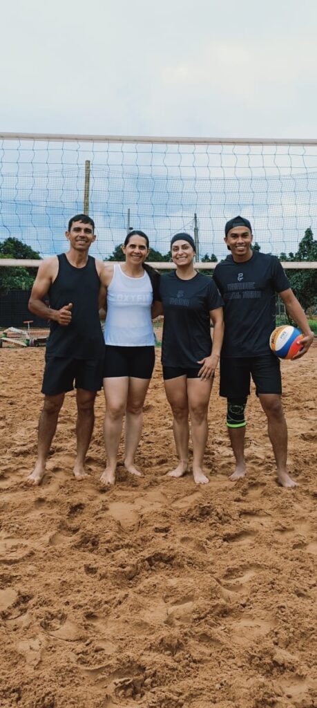 Servidores públicos municipais em Iguatemi participam do 1º Torneio de Vôlei de Areia Misto organizado pelo Sindicato