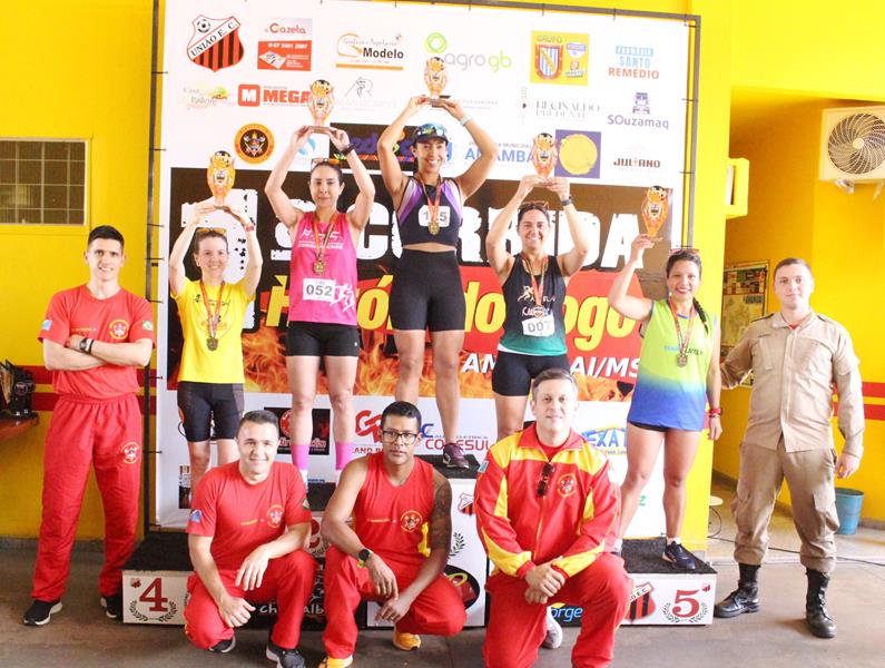 Atletas de Amambai e Iguatemi vencem a 1ª Corrida Heróis do Fogo em Amambai