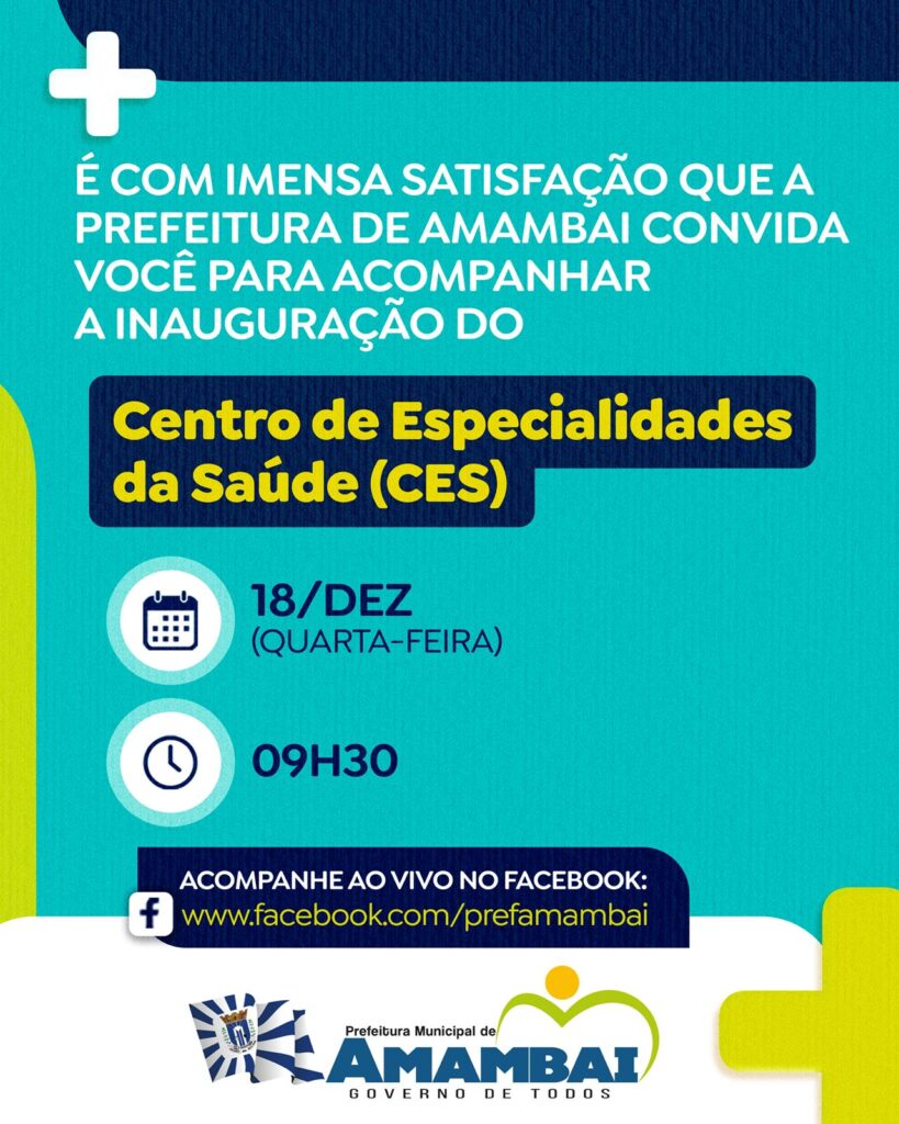 Prefeito de Amambai, Dr. Bandeira, entrega obras nesta quarta-feira (18), com mais de R$ 2,7 milhões em investimentos