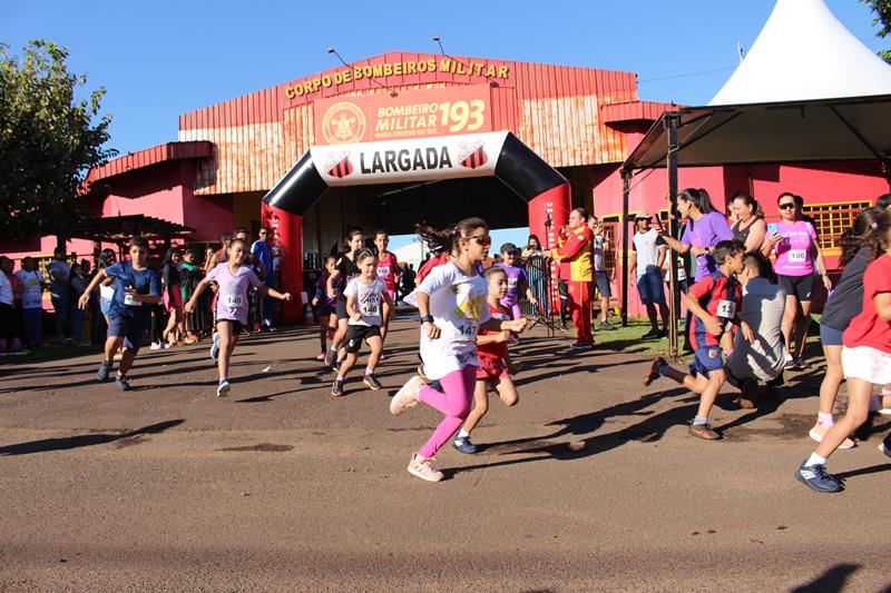 Atletas de Amambai e Iguatemi vencem a 1ª Corrida Heróis do Fogo em Amambai