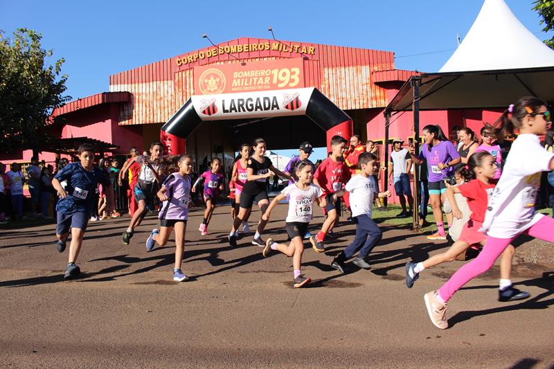 Atletas de Amambai e Iguatemi vencem a 1ª Corrida Heróis do Fogo em Amambai