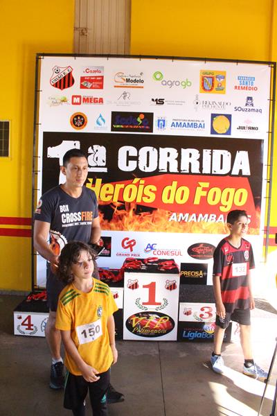 Atletas de Amambai e Iguatemi vencem a 1ª Corrida Heróis do Fogo em Amambai