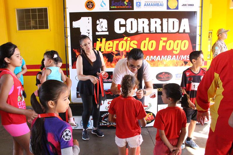 Atletas de Amambai e Iguatemi vencem a 1ª Corrida Heróis do Fogo em Amambai