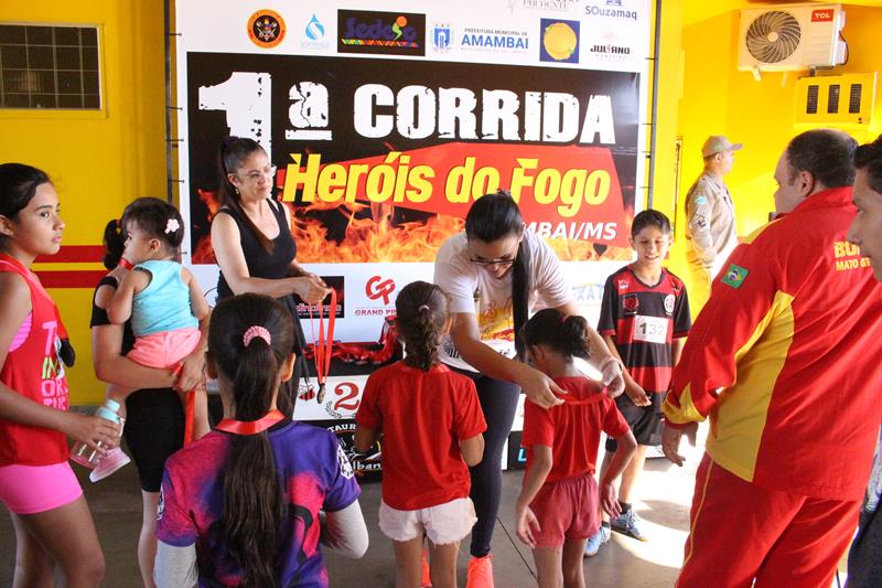 Atletas de Amambai e Iguatemi vencem a 1ª Corrida Heróis do Fogo em Amambai