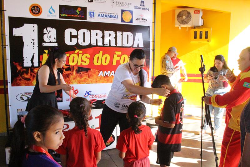 Atletas de Amambai e Iguatemi vencem a 1ª Corrida Heróis do Fogo em Amambai