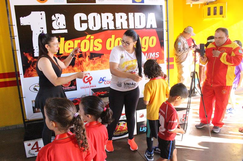 Atletas de Amambai e Iguatemi vencem a 1ª Corrida Heróis do Fogo em Amambai