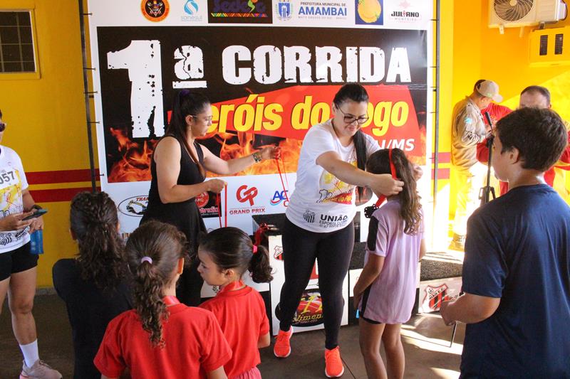 Atletas de Amambai e Iguatemi vencem a 1ª Corrida Heróis do Fogo em Amambai