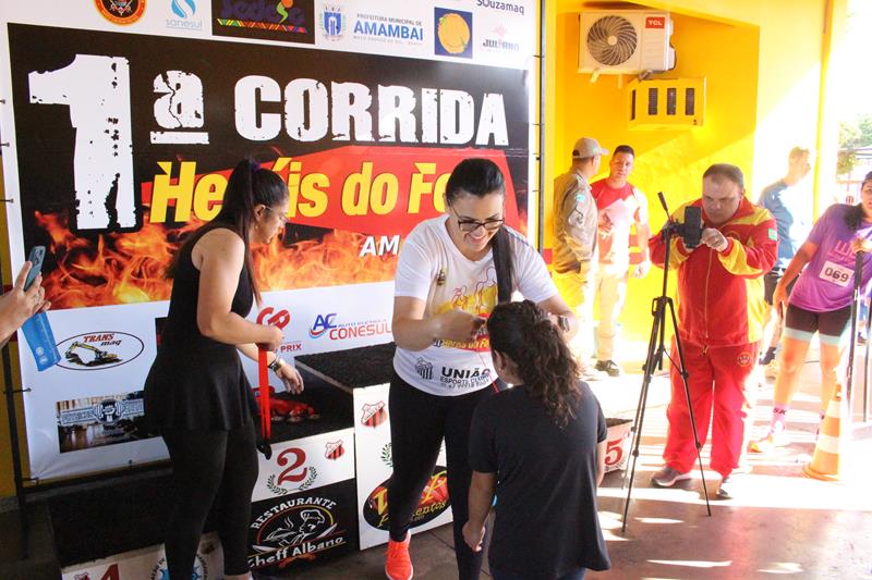 Atletas de Amambai e Iguatemi vencem a 1ª Corrida Heróis do Fogo em Amambai