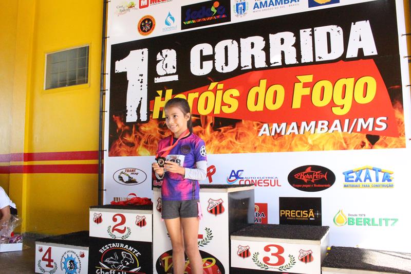 Atletas de Amambai e Iguatemi vencem a 1ª Corrida Heróis do Fogo em Amambai