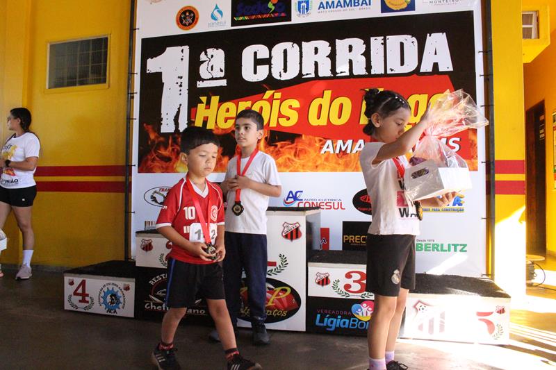 Atletas de Amambai e Iguatemi vencem a 1ª Corrida Heróis do Fogo em Amambai