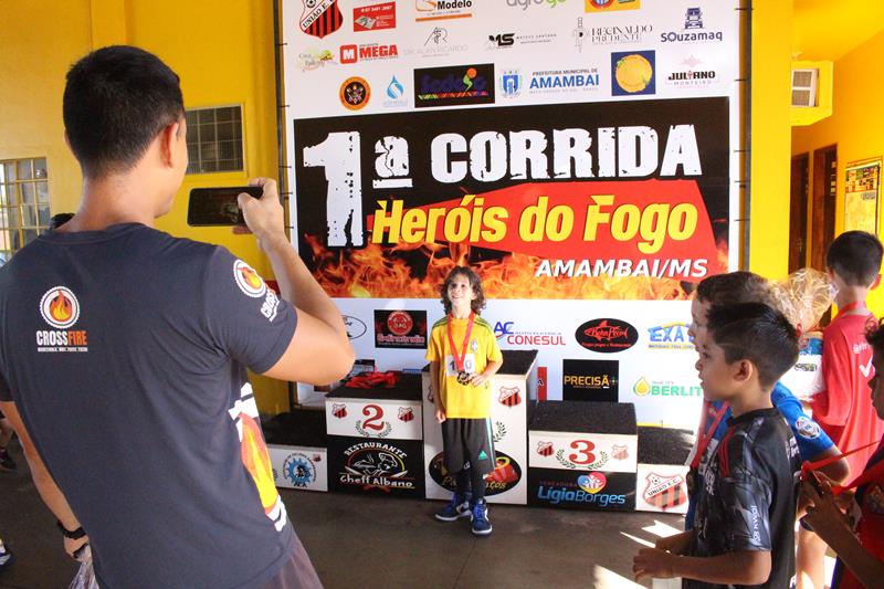 Atletas de Amambai e Iguatemi vencem a 1ª Corrida Heróis do Fogo em Amambai