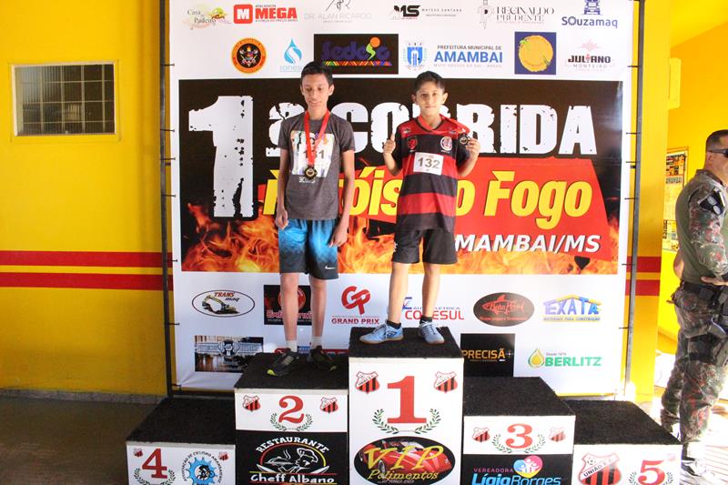 Atletas de Amambai e Iguatemi vencem a 1ª Corrida Heróis do Fogo em Amambai