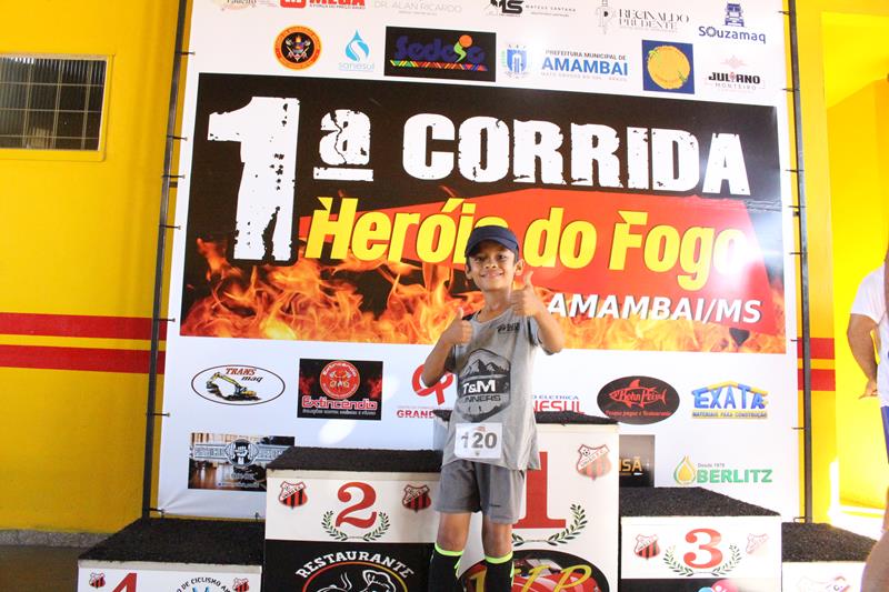 Atletas de Amambai e Iguatemi vencem a 1ª Corrida Heróis do Fogo em Amambai